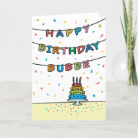 Birthday Card for Bubbe