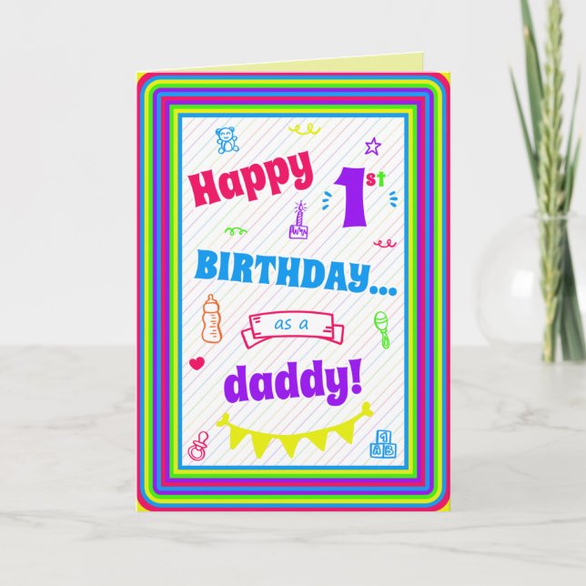Birthday Card for Daddy (Front)