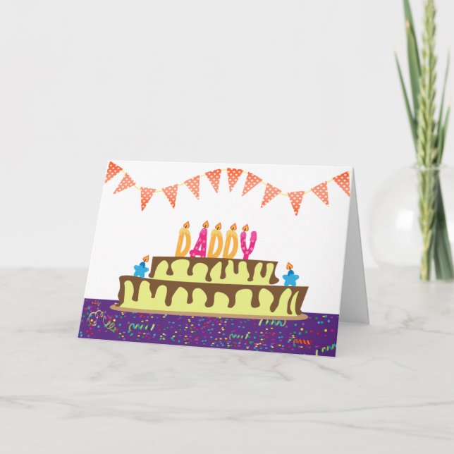 Birthday Card for Daddy (Front)