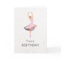 Birthday Card for Dancer