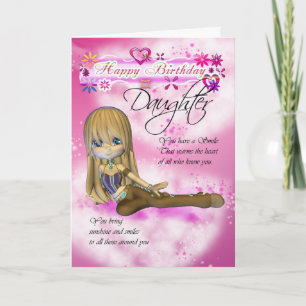 Birthday card for Daughter, Moonies Cutie Pie coll