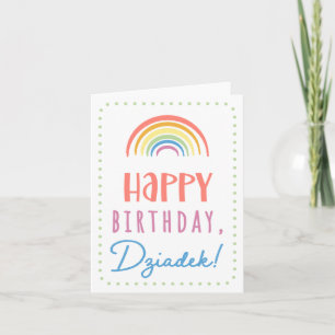 Birthday Card for Dziadek