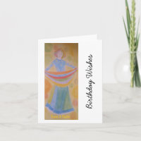 Birthday card for female, original artwork,