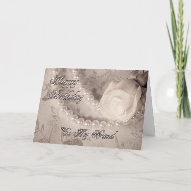 Birthday card for friend (Front)