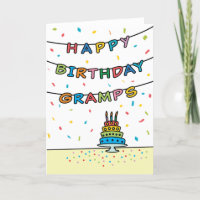 Birthday Card for Gramps