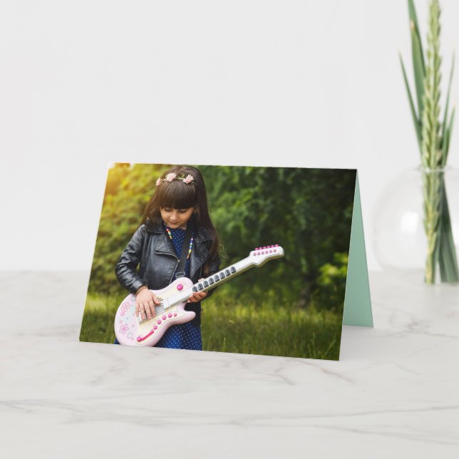 BIRTHDAY CARD FOR HER, I HOPE YOUR BIRTHDAY ROCKS! (Front)