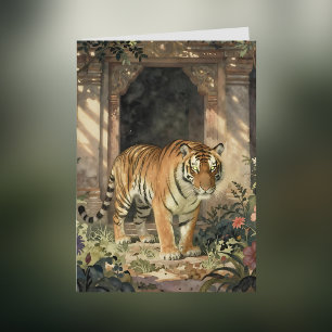 Birthday Card for Husband or Boyfriend Tiger 