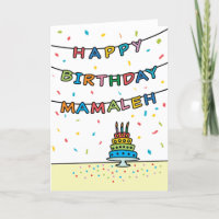 Birthday Card for Mamaleh
