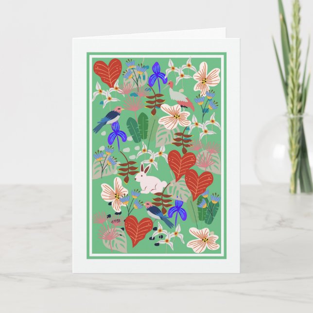 Birthday Card for Mum, Colourful Design (Front)