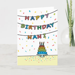 Birthday Card for Nani