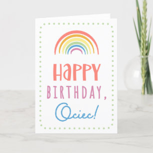 Birthday Card for Ociec