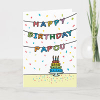 Birthday Card for Papou