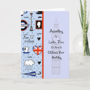 Birthday Card for Person in London