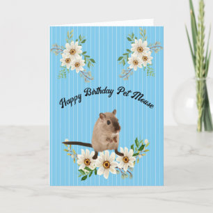 Birthday Card for Pet Mouse