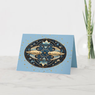 Birthday Card for Pisces Feb. 19th to March 20th