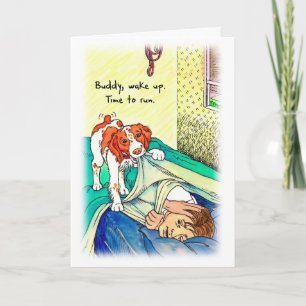 Birthday Card for Runner - Time to Run