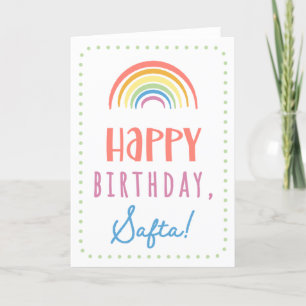 Birthday Card for Safta