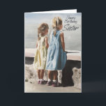 Birthday Card for Sister Special Sister<br><div class="desc">Show your sister how much you love her with this birthday card with a unique painting by James Coates</div>