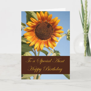 Birthday Card For Special Aunt