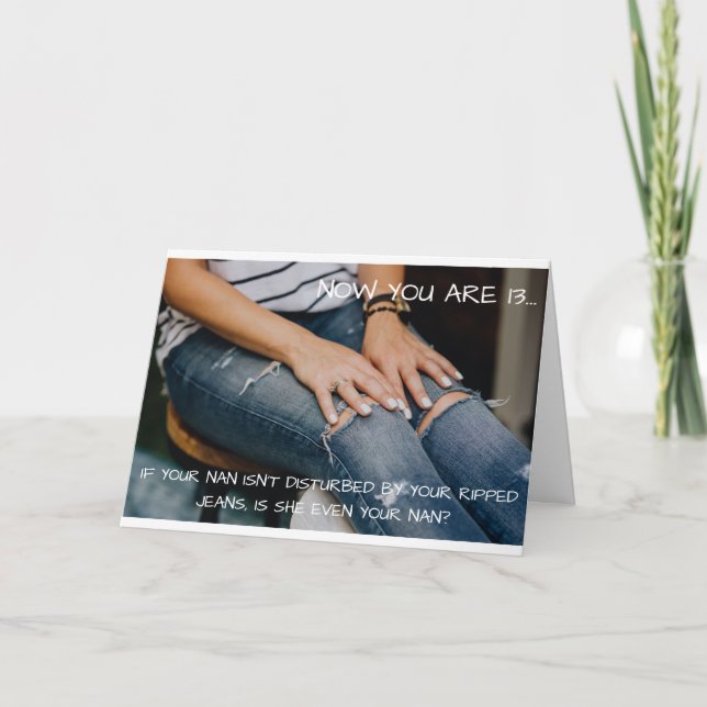 Birthday card for teens (Front)