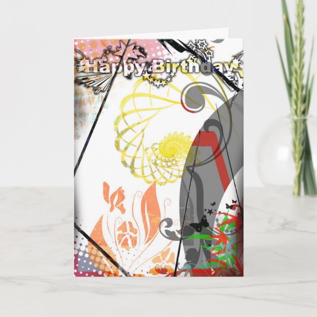 Birthday Card for Teens and Young Adults (Front)