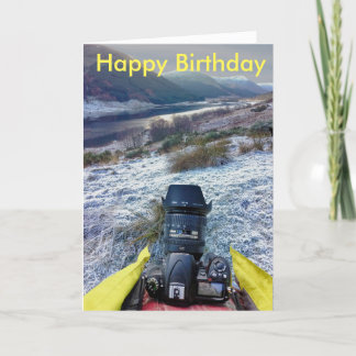 Birthday card for the landscape photographer