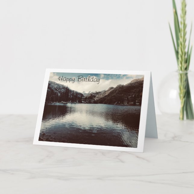 Birthday Card for the lover of the outdoors (Front)