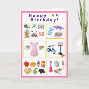 Birthday card for toddler