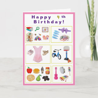 Birthday card for toddler