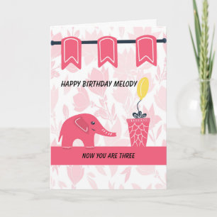 Birthday Card for Young Female Child