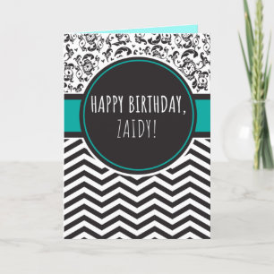 Birthday Card for Zaidy