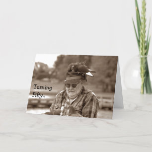 Birthday Card Fun Turning 50 It's Not As Scary As