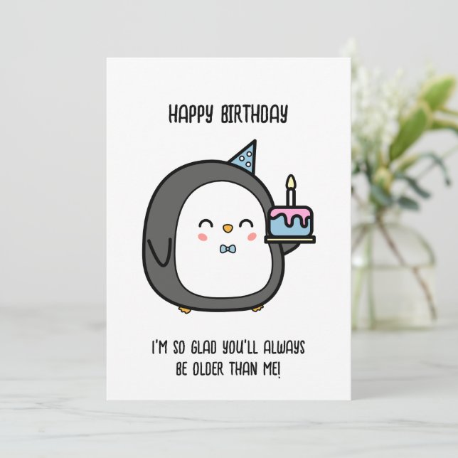 Birthday Card Funny birthday card For Grandpa, Dad (Standing Front)