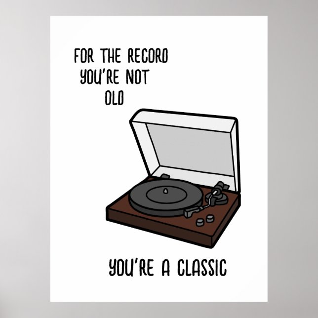 Birthday Card Funny birthday card For Grandpa, Dad Poster (Front)