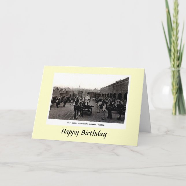 Birthday Card - Guinness Brewery, Dublin (Front)