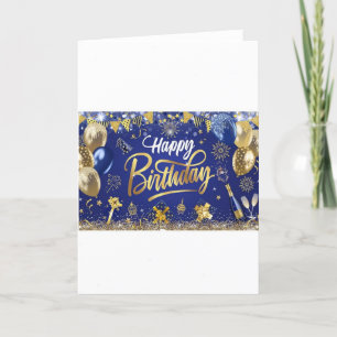 Birthday Card, Happy birthday card, Happy birthday Holiday Card