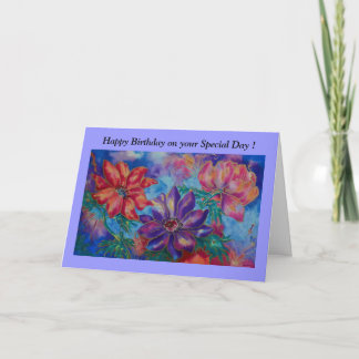 Birthday Card, Happy Birthday on your Special Day! Card
