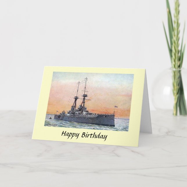 Birthday Card - HMS Collingwood (Front)