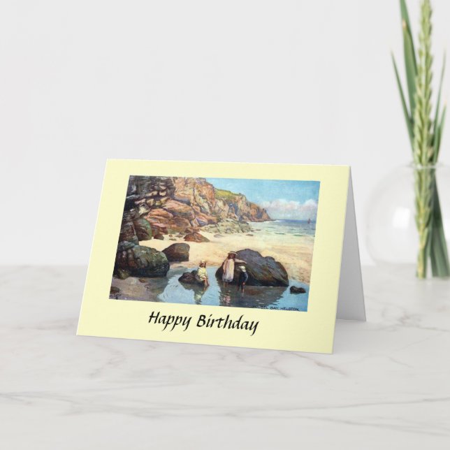 Birthday Card - Housel Bay, Cornwall (Front)