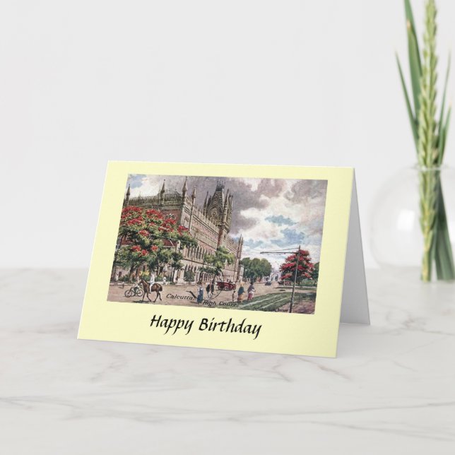 Birthday Card - Kolkata, India (Front)