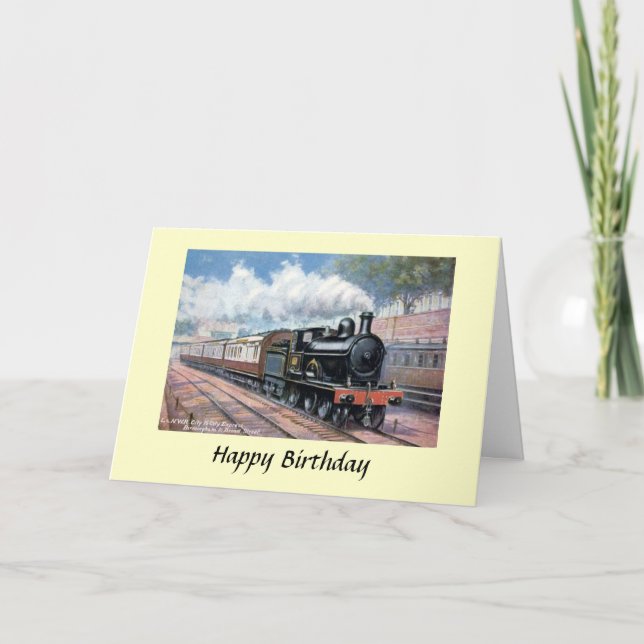 Birthday Card - L & NWR City to City Express (Front)