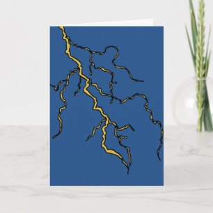 Birthday Card - Lightning Strike