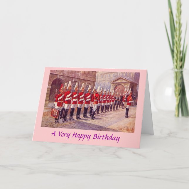 Birthday Card - London, Whitehall (Front)