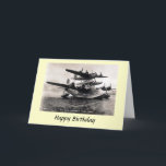 Birthday Card - Mayo Composite Plane - Maia<br><div class="desc">The image on this birthday card has been reproduced from an old postcard.</div>