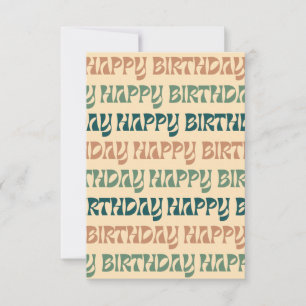 Birthday Card - Multi