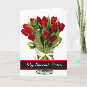 Birthday Card-My Special Sister Card