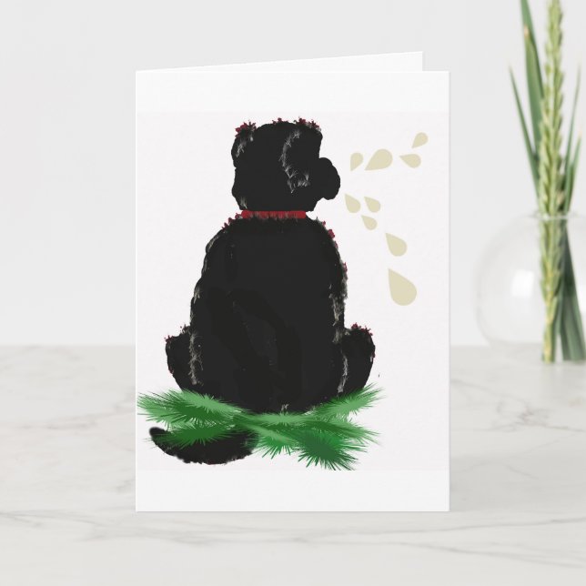 Birthday Card~ Newfoundland Dog Card (Front)