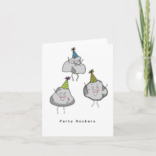 Birthday Card, party rockers card, funny card