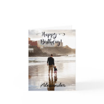 Birthday Card Photo Custom 