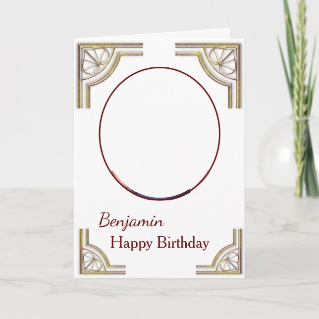 Birthday Card Photo Custom (Front)